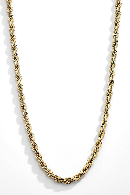 Flätat halsband guld – zinklegering med guldplätering, nickelfritt och vattentåligt | Nordè Design