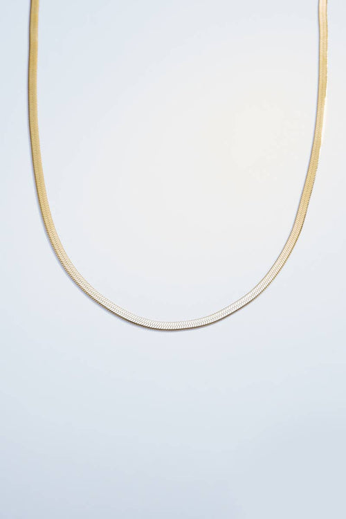 Herringbone Halsband Guld